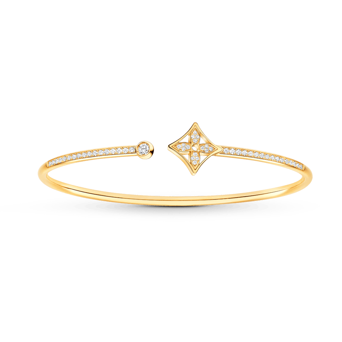 Louis Vuitton Idylle Blossom Twist 18K Gold Bracelet