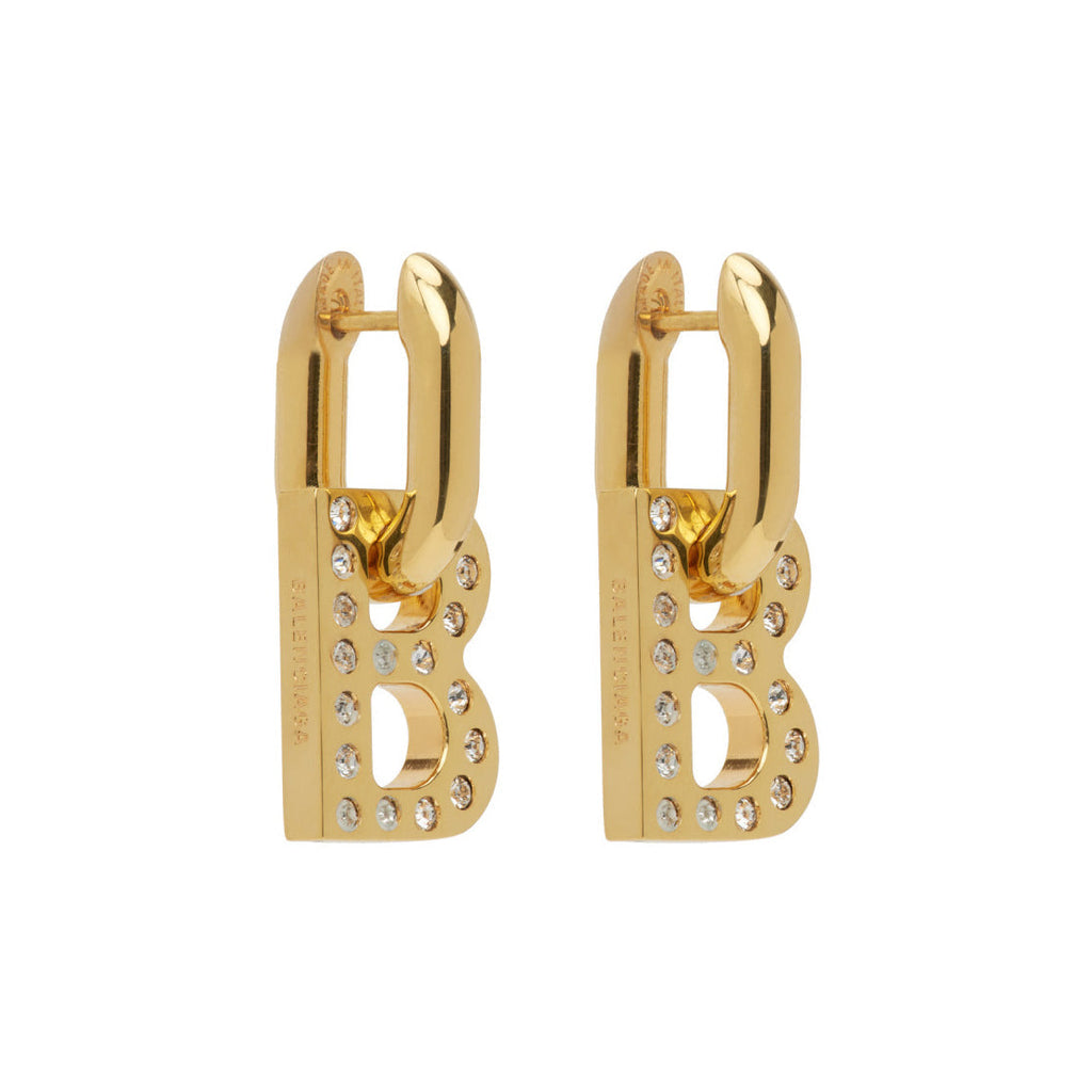 Balenciaga Chain XS 18K Gold Earrings