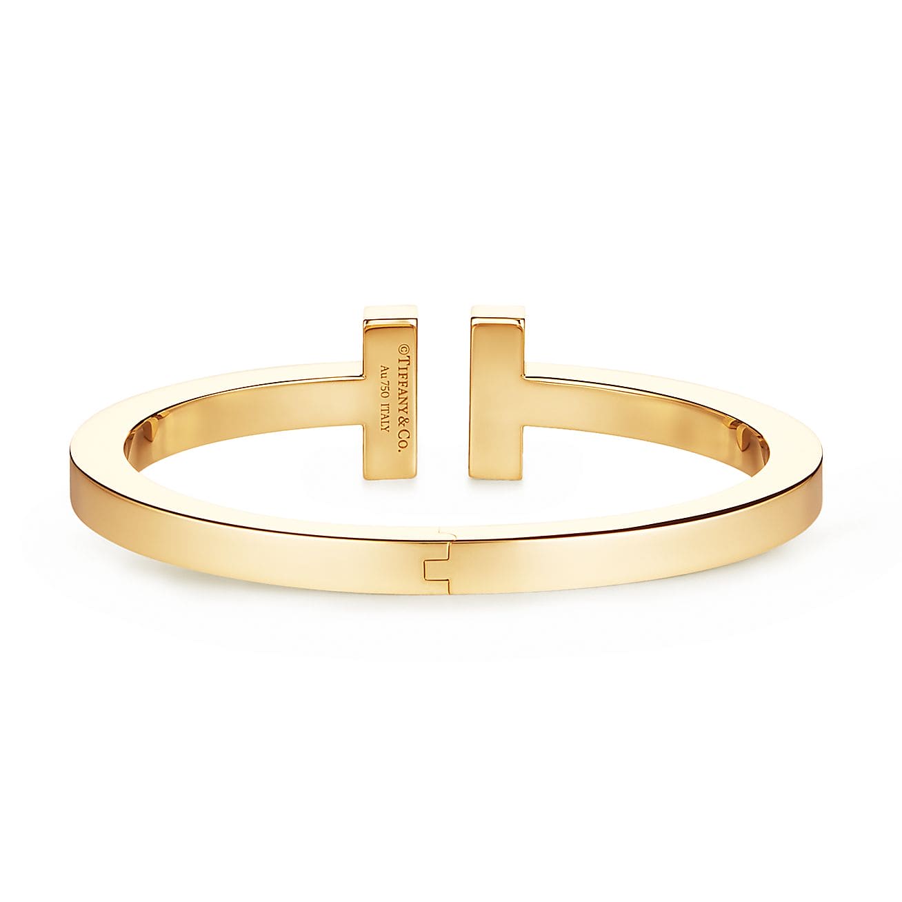 Tiffany Diamond Square 18K Gold Bracelet