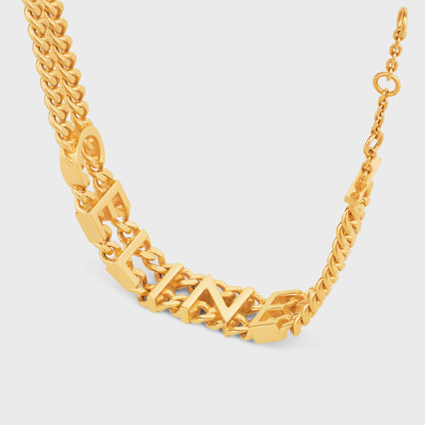 Celine Gourmette 18K Gold Bracelet