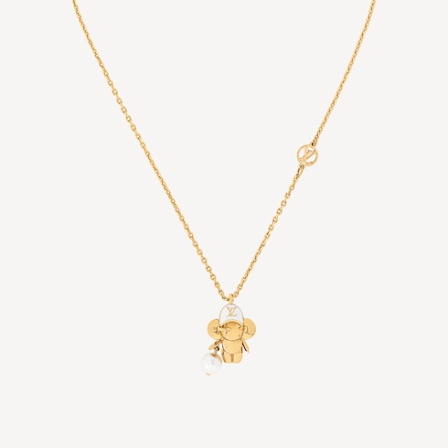 Louis Vuitton Vivienne 18K Gold Necklace