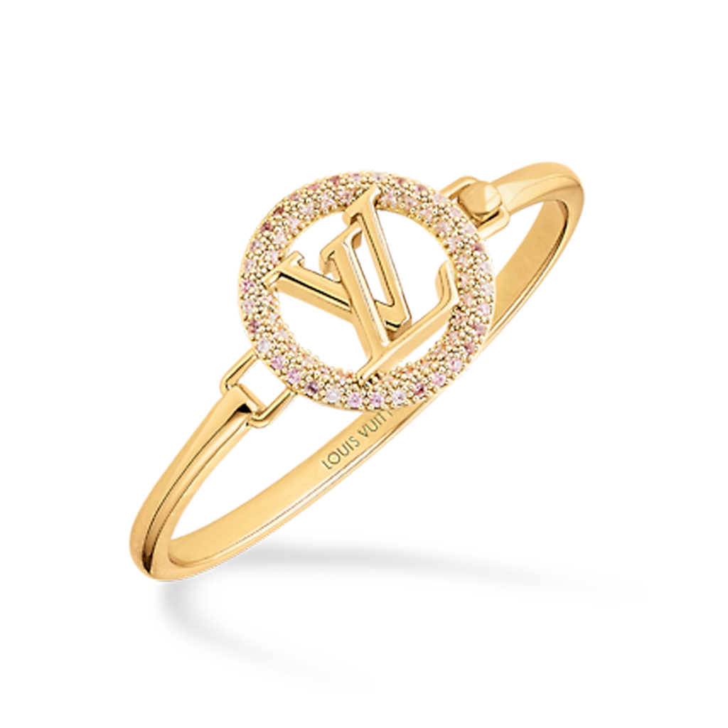 Louis Vuitton Louise Tresor 18K Gold Bracelet