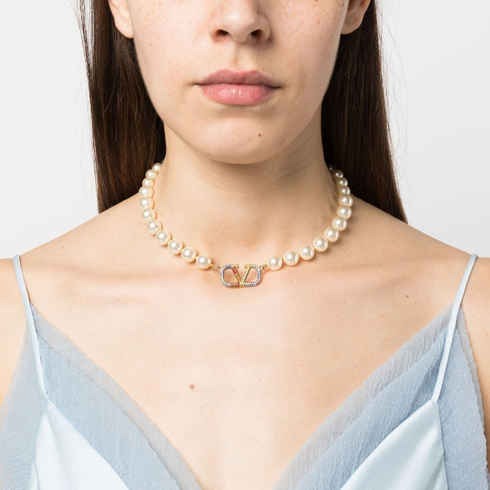 Valentino VLogo Signature 18K Gold Necklace