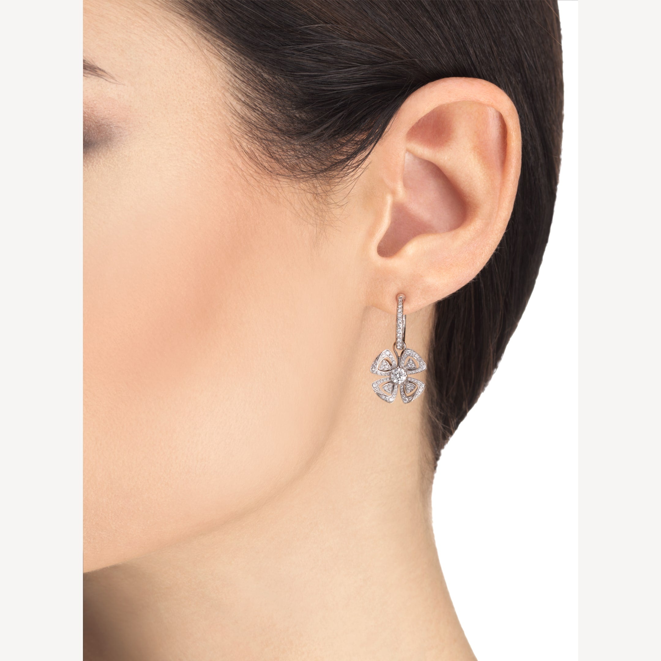 Bvlgari Fiorever 18K Gold Earrings