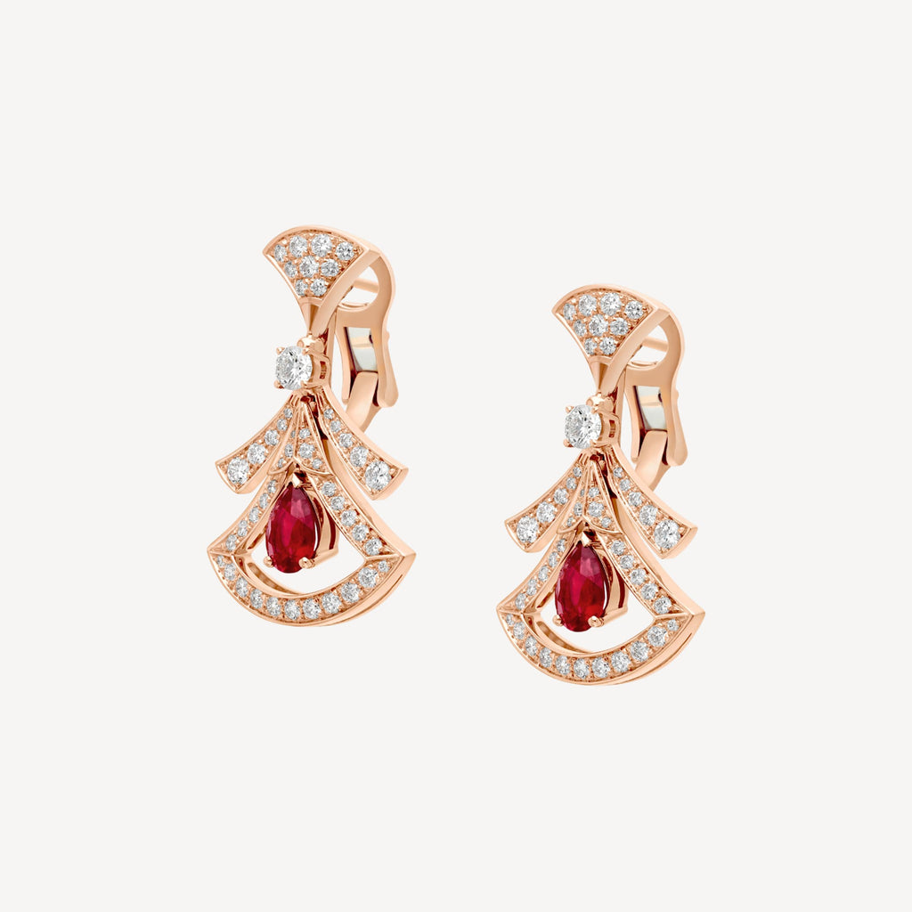 Bvlgari BVLGARI Dream Openwork 18K Gold Earrings