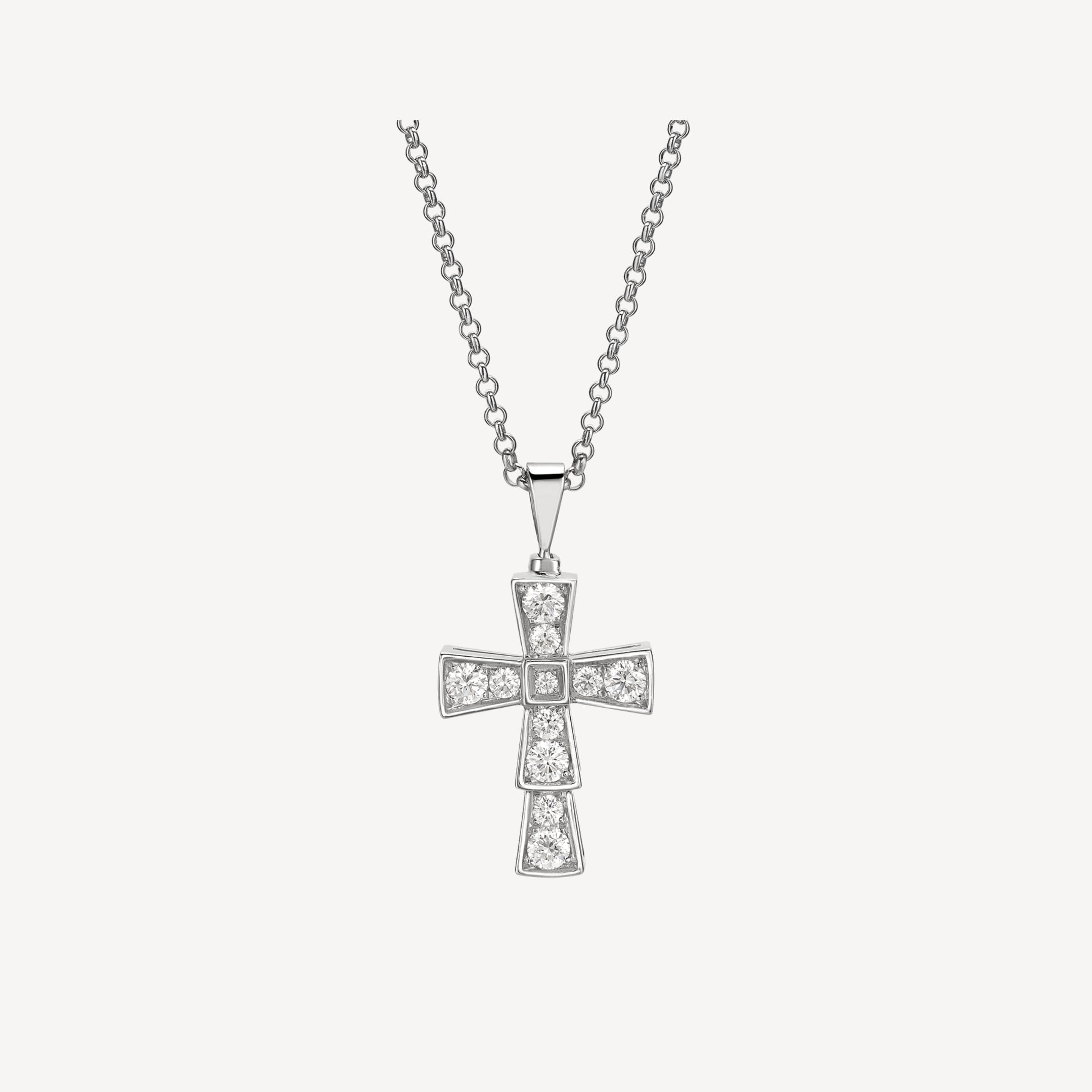 Diamond Pendants 18K Gold Necklace