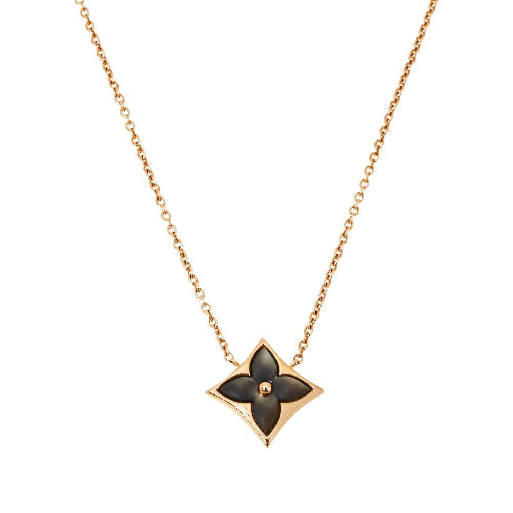 Louis Vuitton Color Blossom 18K Gold Necklace