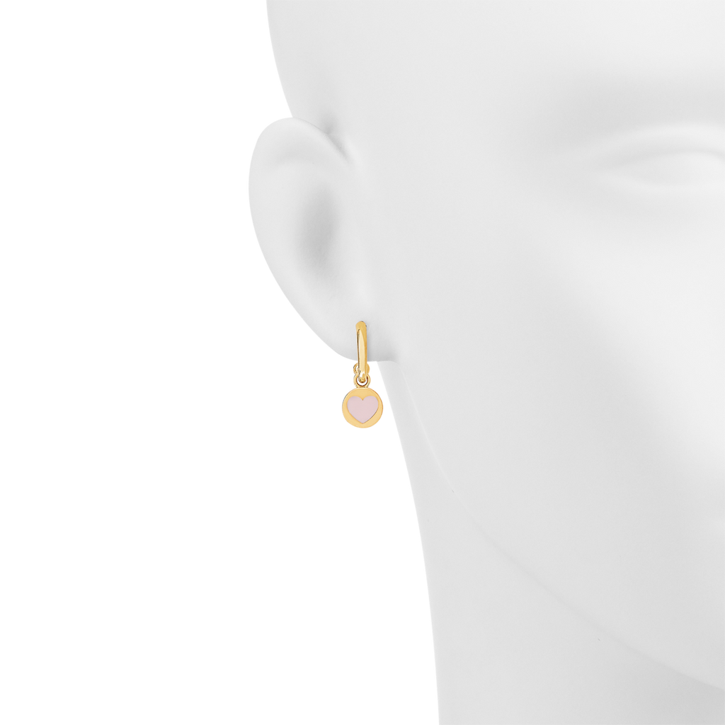 Louis Vuitton Iconic Heart 18K Gold Earrings