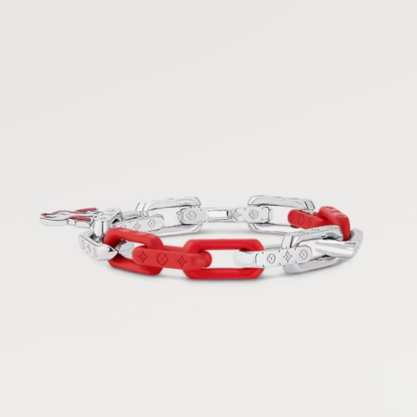 Louis Vuitton Dargon Monogram Chain 18K Gold Bracelet