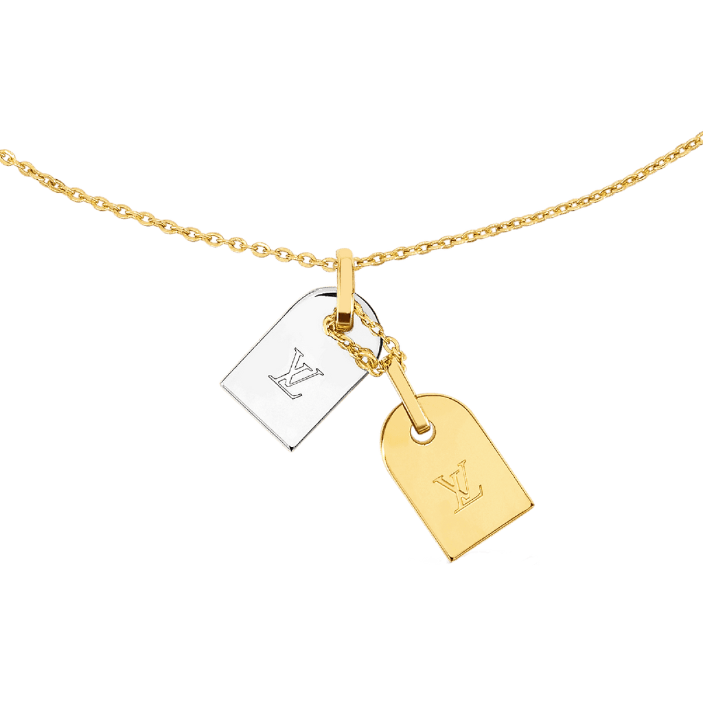 Louis Vuitton Nanogram 18K Gold Necklace