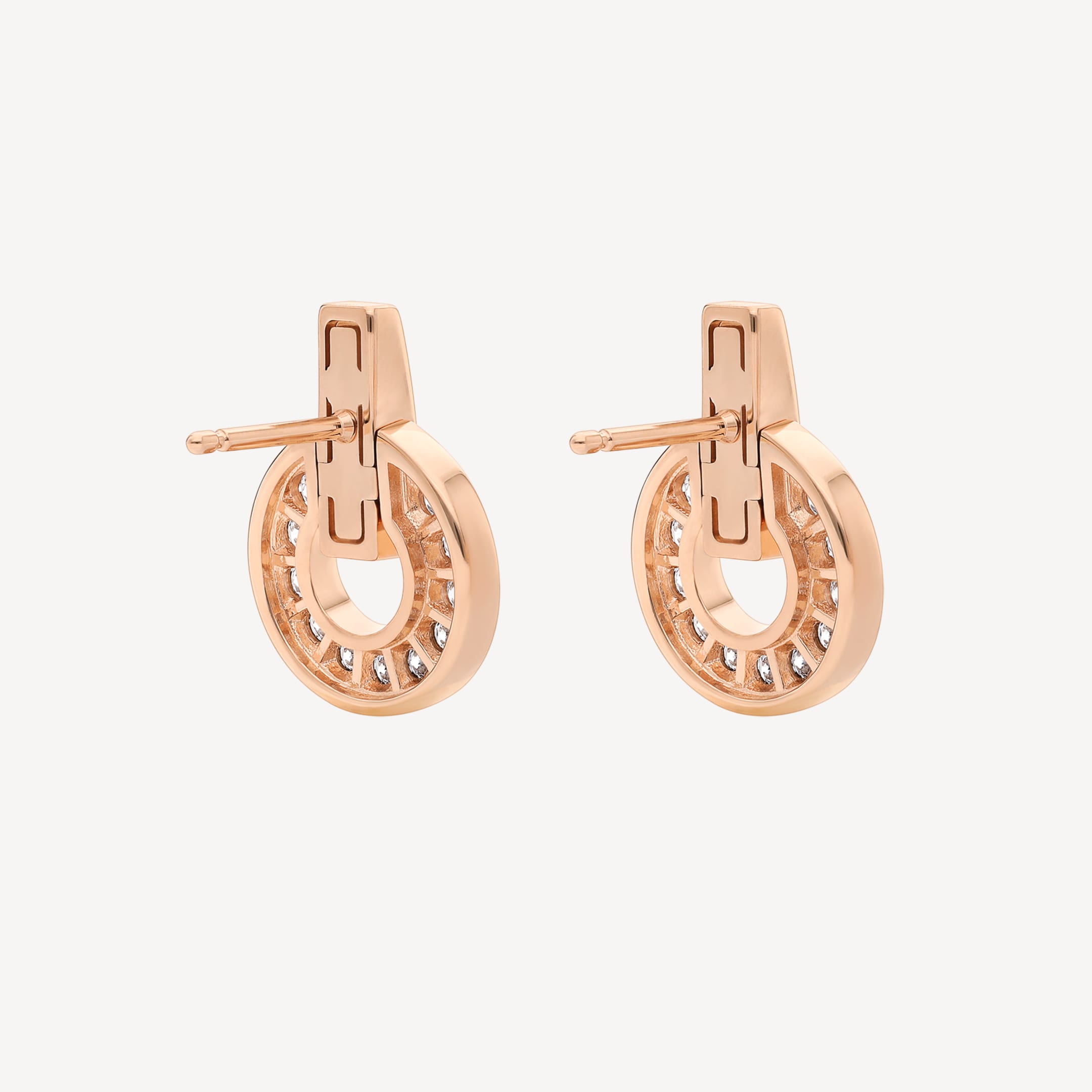 Bvlgari 18K Rose Gold Earrings