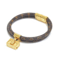 Louis Vuitton Brassie Quipu It Twice Trunk Motif 18K Gold Bracelet
