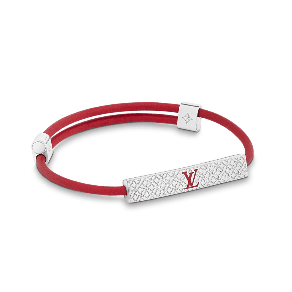 Louis Vuitton Champs Elys ̈¦es Red 18K Gold Bracelet