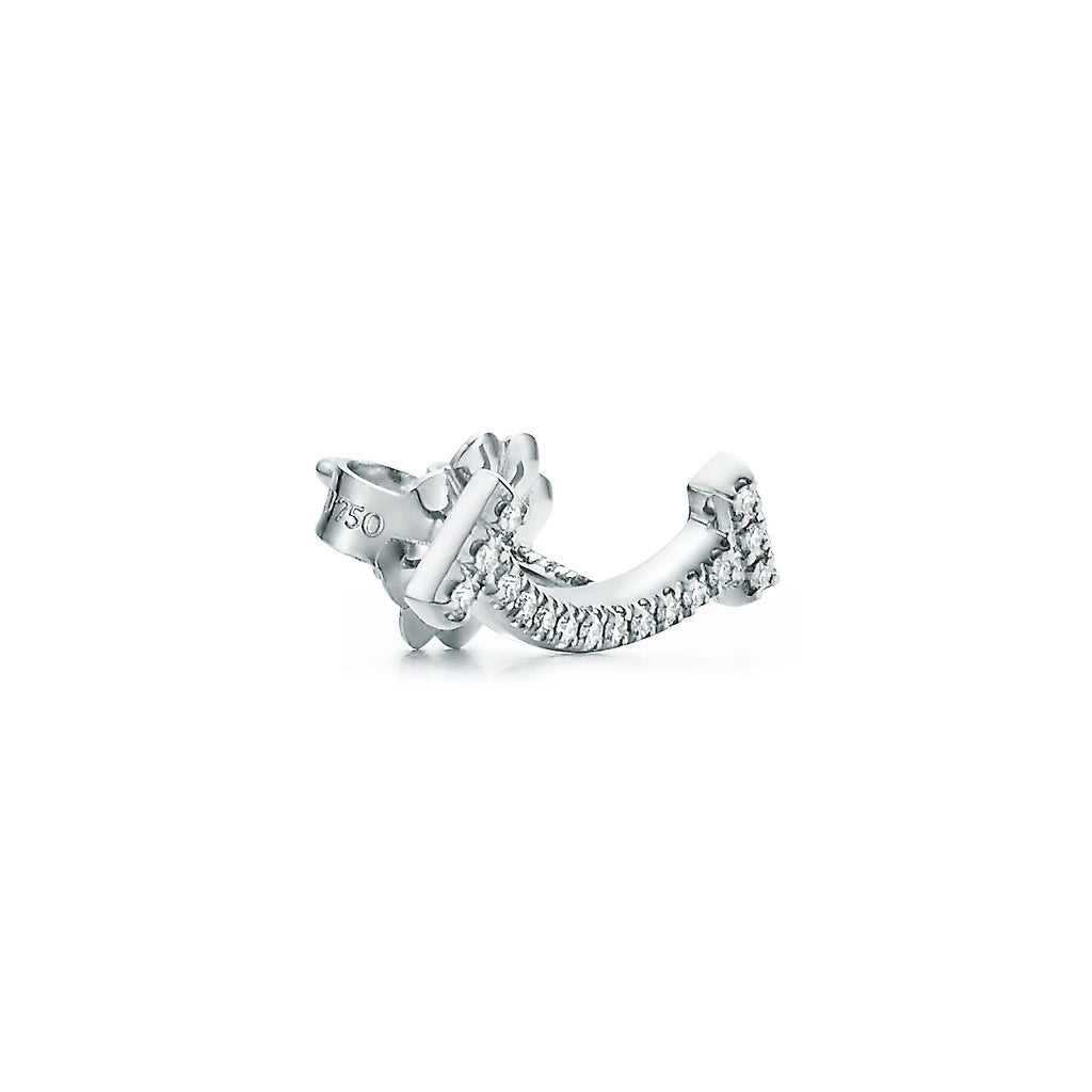 Tiffany Smile Diamonds 18K Gold Earrings