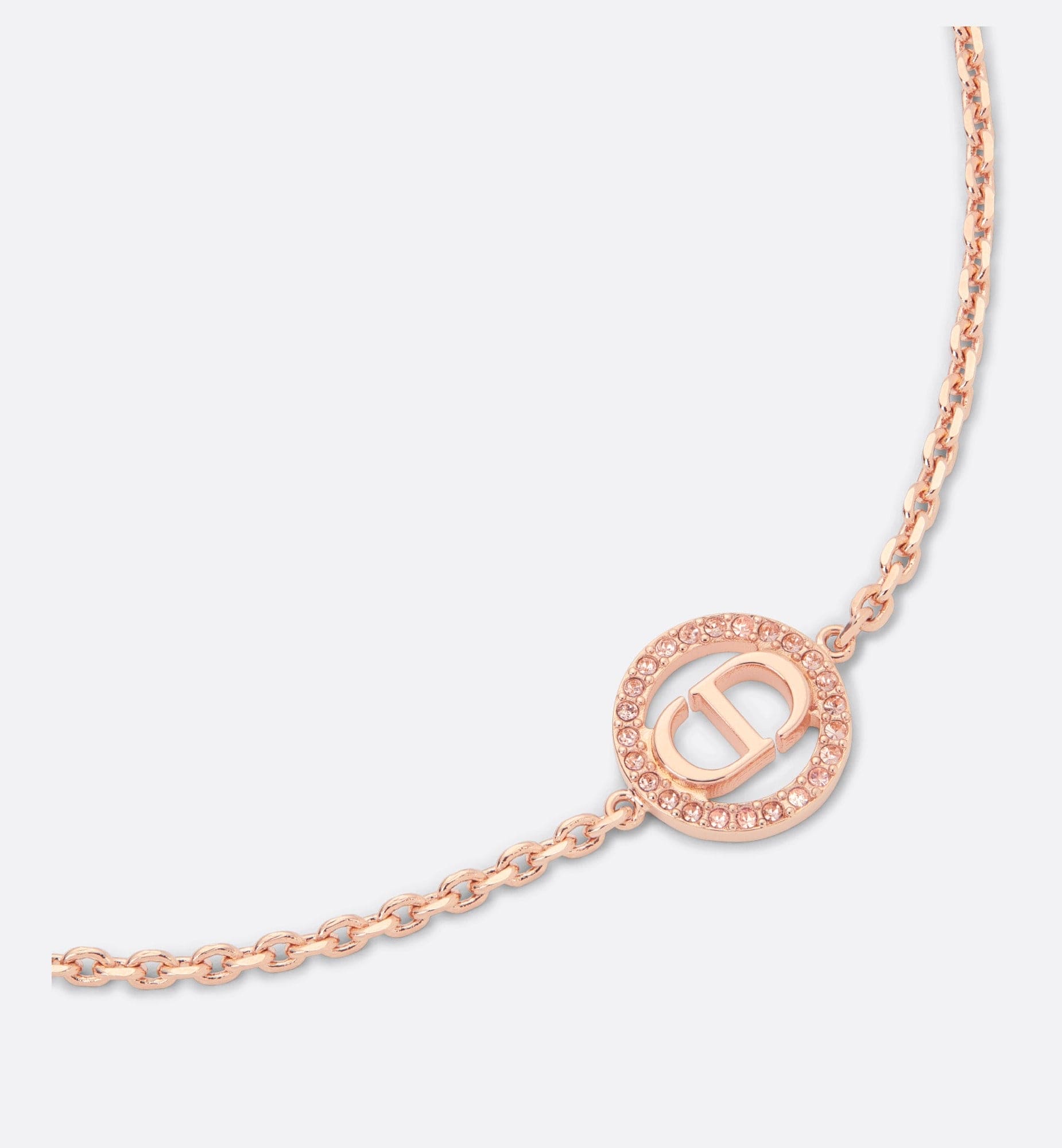 Dior Petit Pink Crystals 18K Gold Bracelet