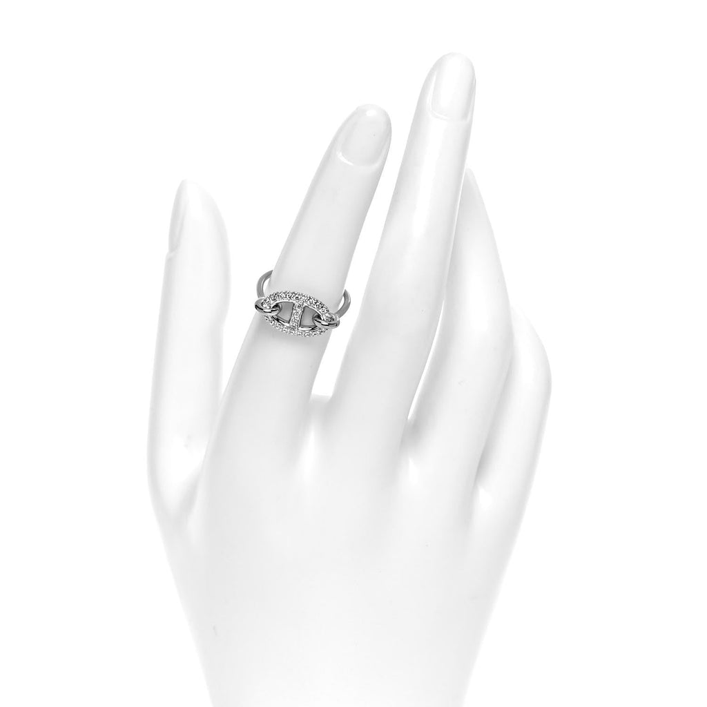 Hermes Farandole Diamond 18K Gold Ring