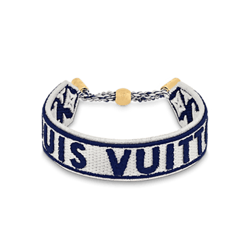 Louis Vuitton Buddy Red & Black 18K Gold Bracelet