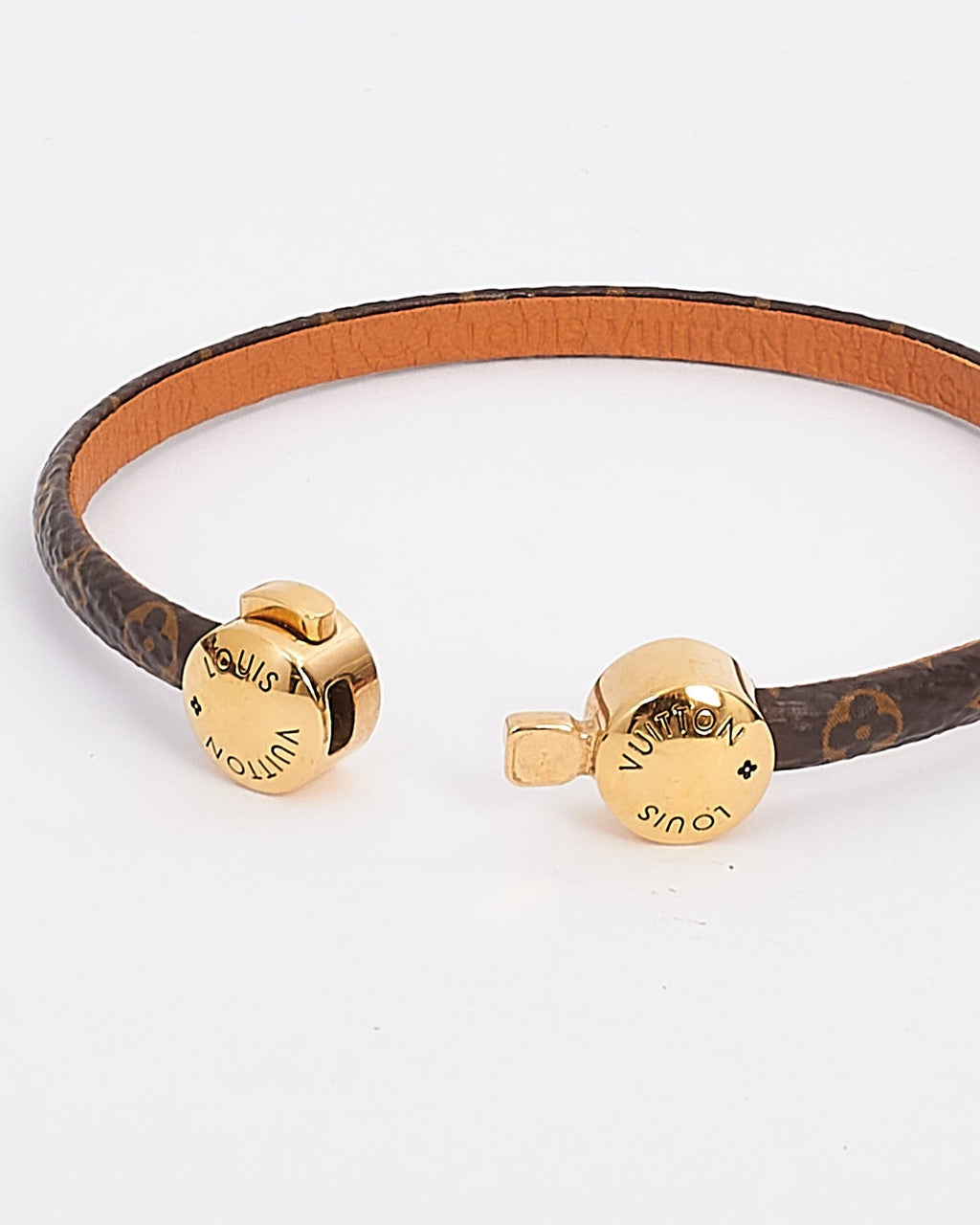 Louis Vuitton Historic Mini Monogram 18K Gold Bracelet