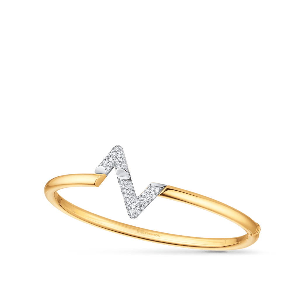 Louis Vuitton Volt Upside Down 18K Gold Bracelet
