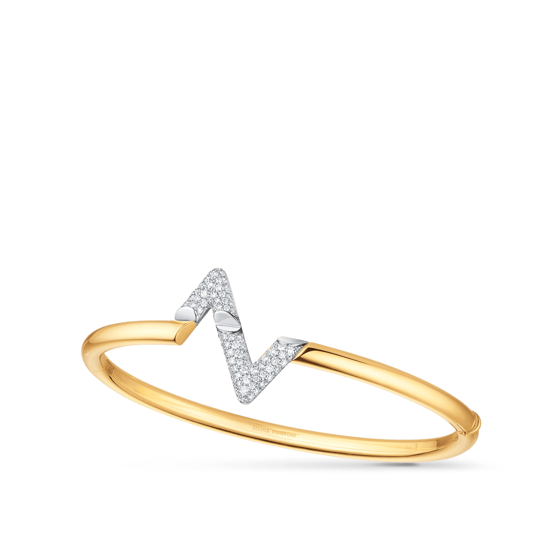 Louis Vuitton Volt Upside Down 18K Gold Bracelet