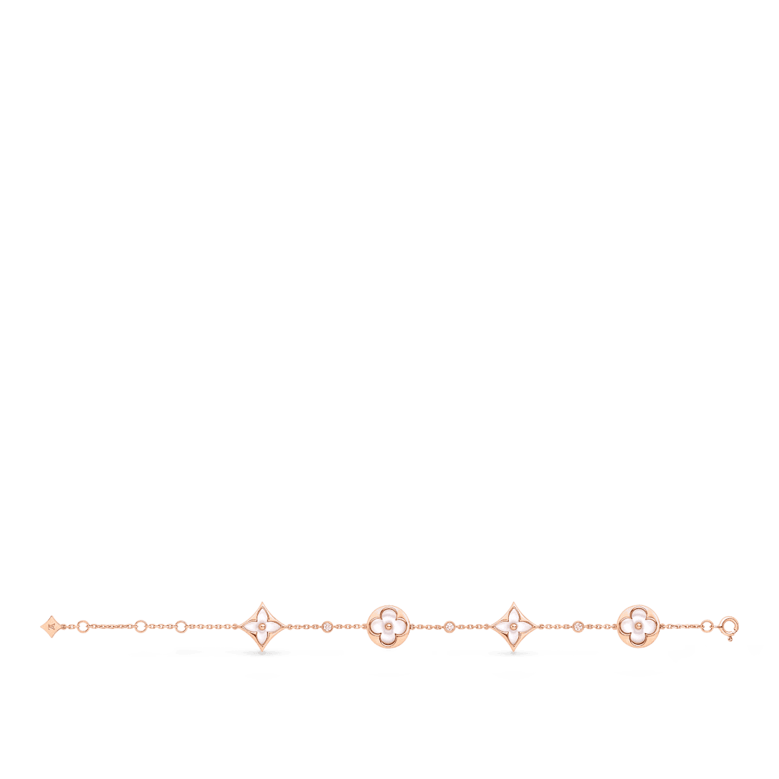 Louis Vuitton Colour Blossom Balenciaga Multi-Motif 18K Gold Bracelet