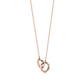 Tiffany Atlas X Closed Interlocking Pendant 18K Gold Necklace