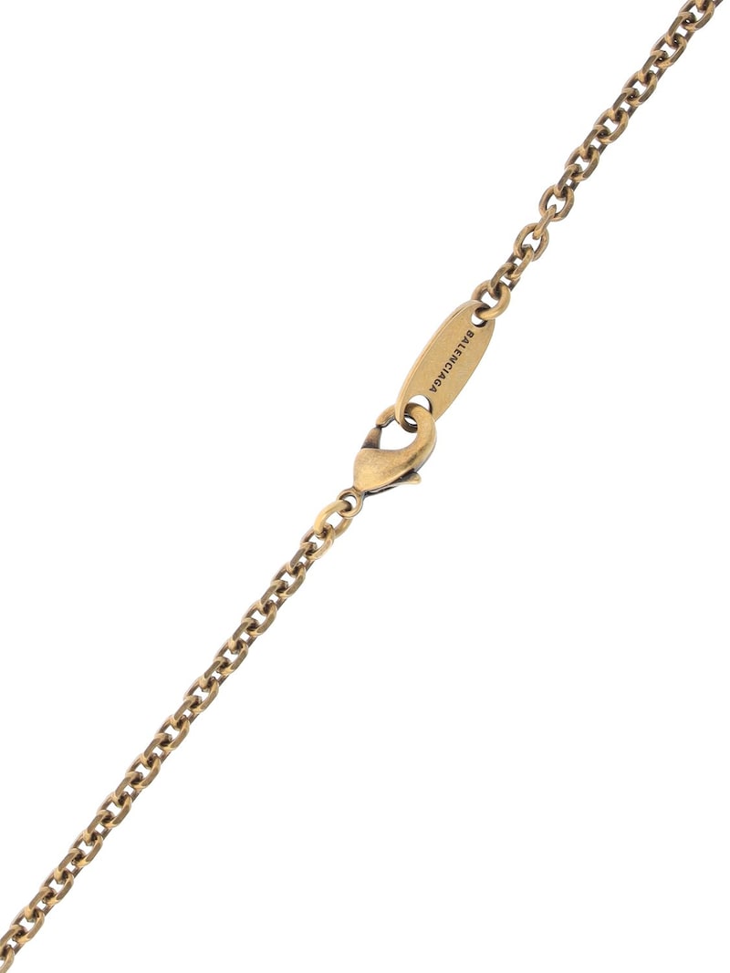 Balenciaga Hourglass Bag 18K Gold Necklace