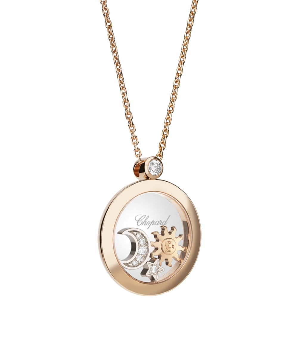 Happy Diamonds Pendant 18K Gold Necklace