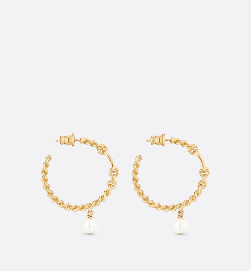 Dior 30 Montaigne 18K Gold Earrings