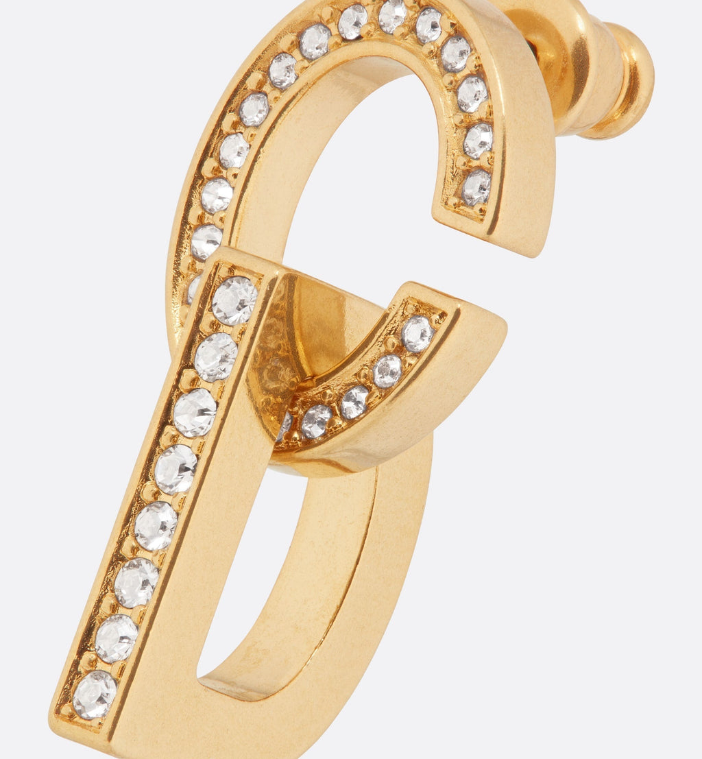 Dior Lock 18K Gold Earrings