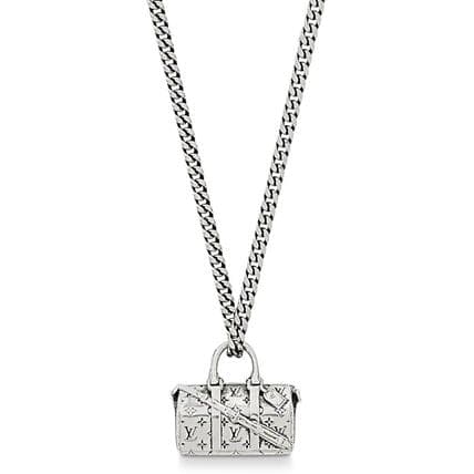 Louis Vuitton Monogram Chain Bag 18K Gold Necklace