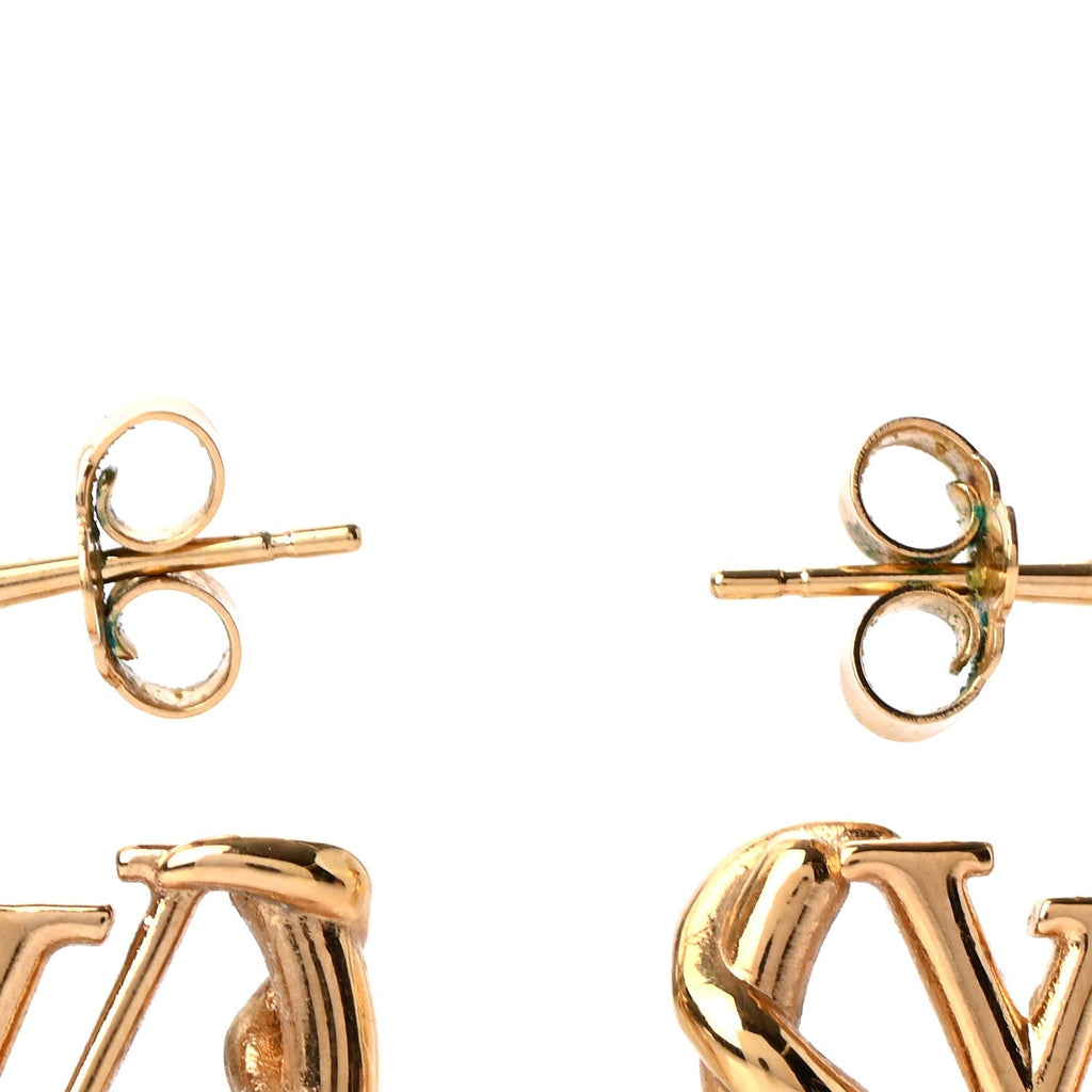 Louis Vuitton Garden Louise Hoop 18K Gold Earrings