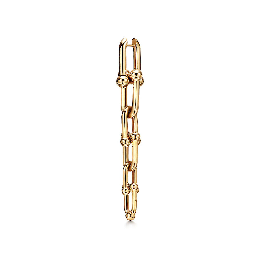 Tiffany HardWear Graduated Link 18K Gold Earrings