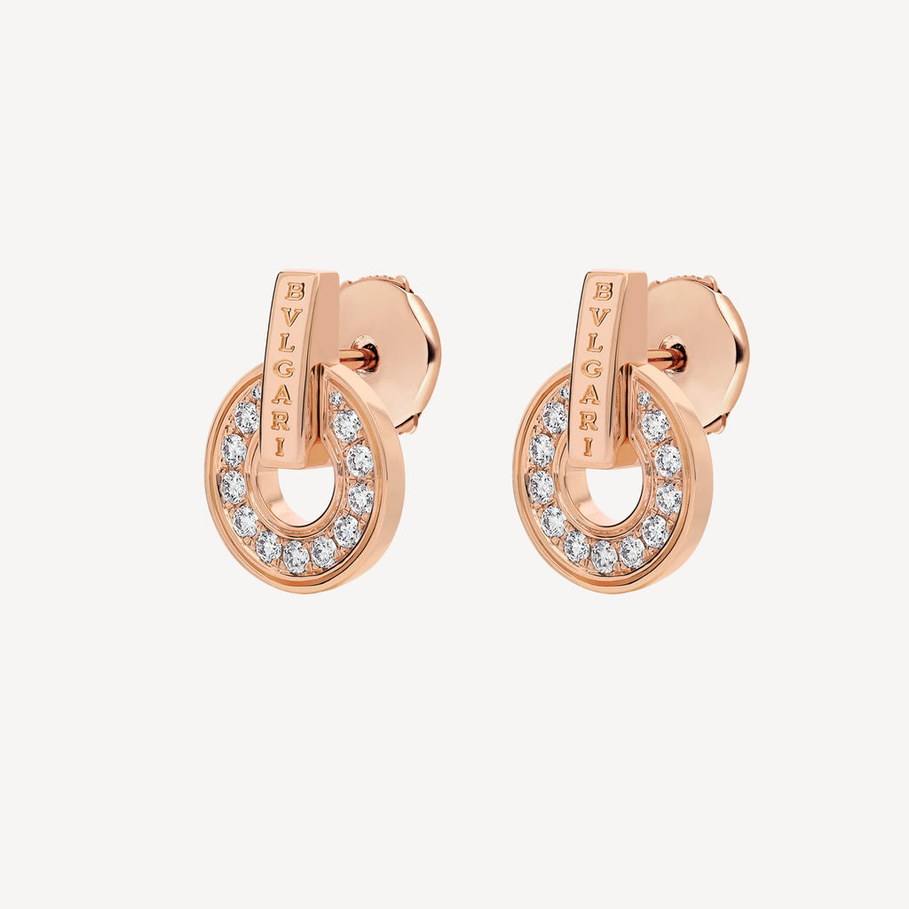 Bvlgari 18K Rose Gold Earrings