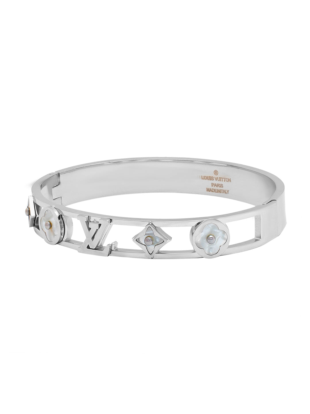 Louis Vuitton Crystal Studded 18K Gold Bracelet
