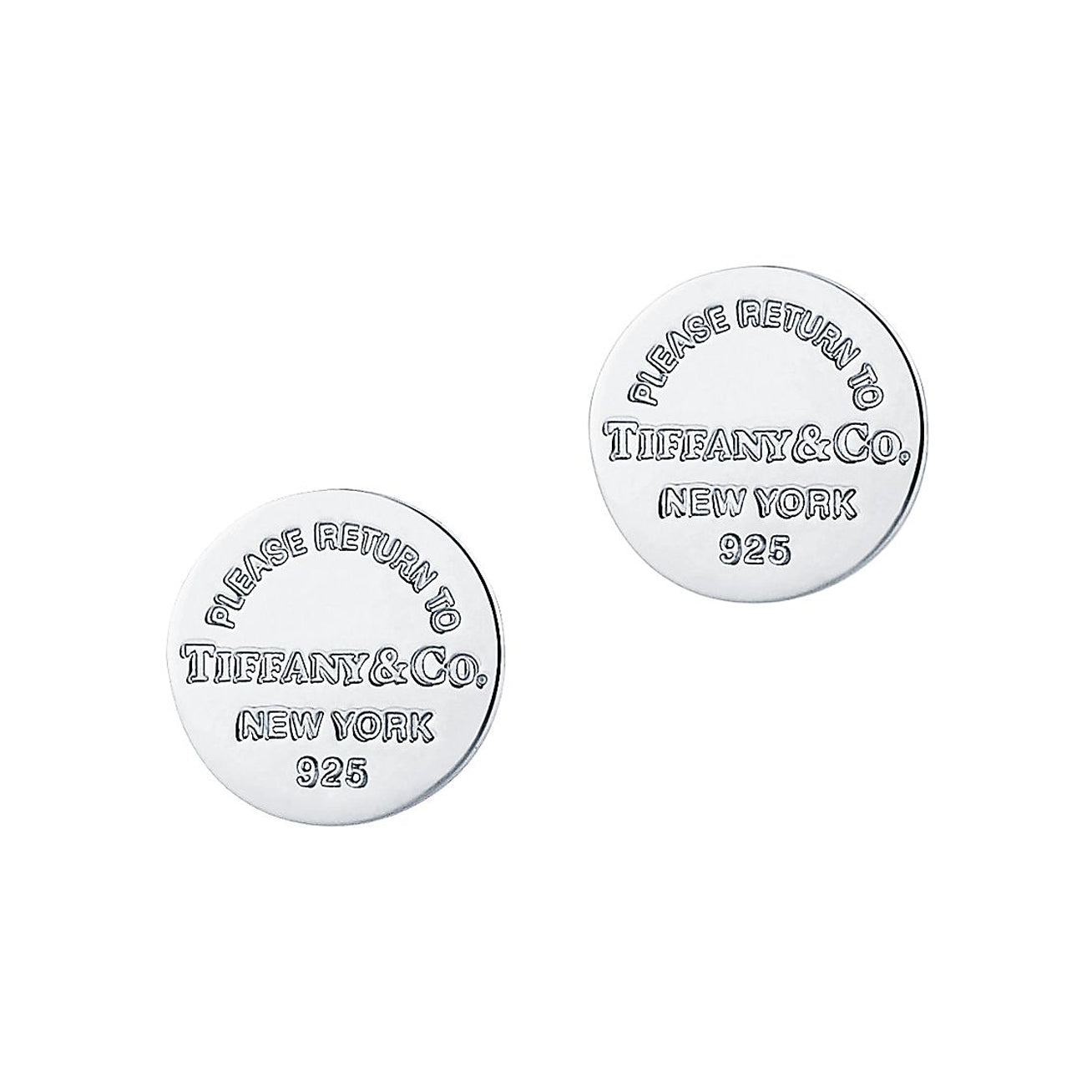 Tiffany Return to Circle Stud 18K Gold Earrings