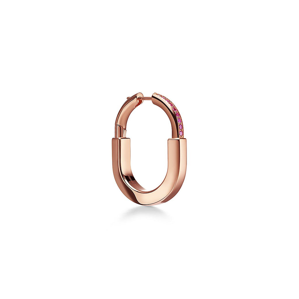Tiffany Lock ROS ̈¦ Edition Medium 18K Gold Earrings