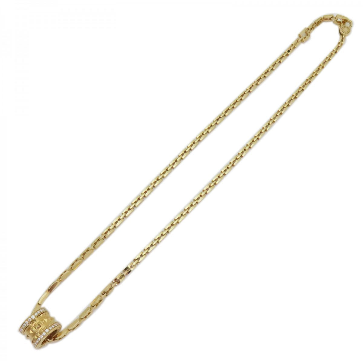 B.zero1 Diamonds Chain Link 18K Gold Necklace