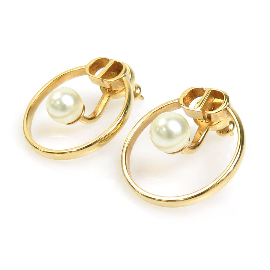 Dior 30 Montaigne Pearl 18K Gold Earrings