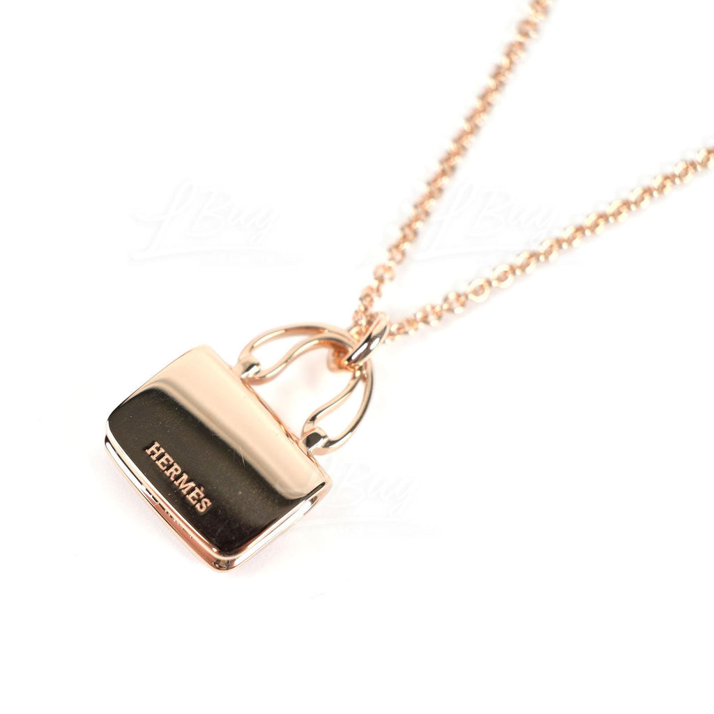 Amulettes Constance Pink Diamonds Pendant 18K Gold Necklace