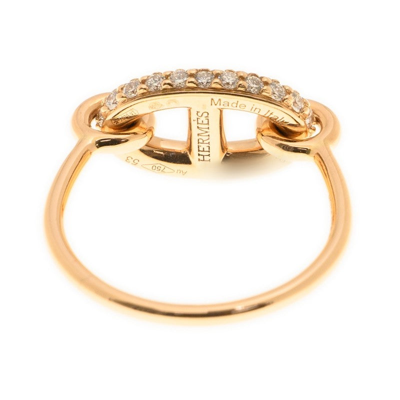 Hermes Farandole Diamond 18K Gold Ring