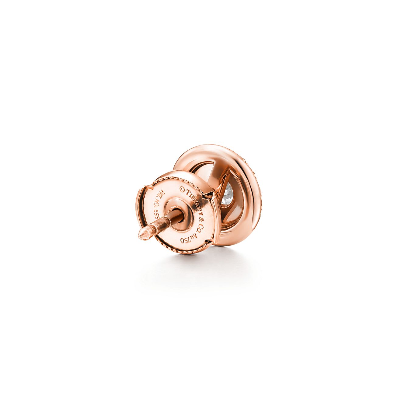 Tiffany Soleste Diamonds 18K Rose Gold Earrings