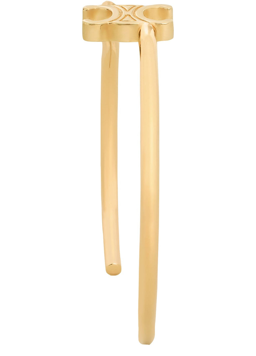 Celine Asymmetric 18K Gold Bracelet
