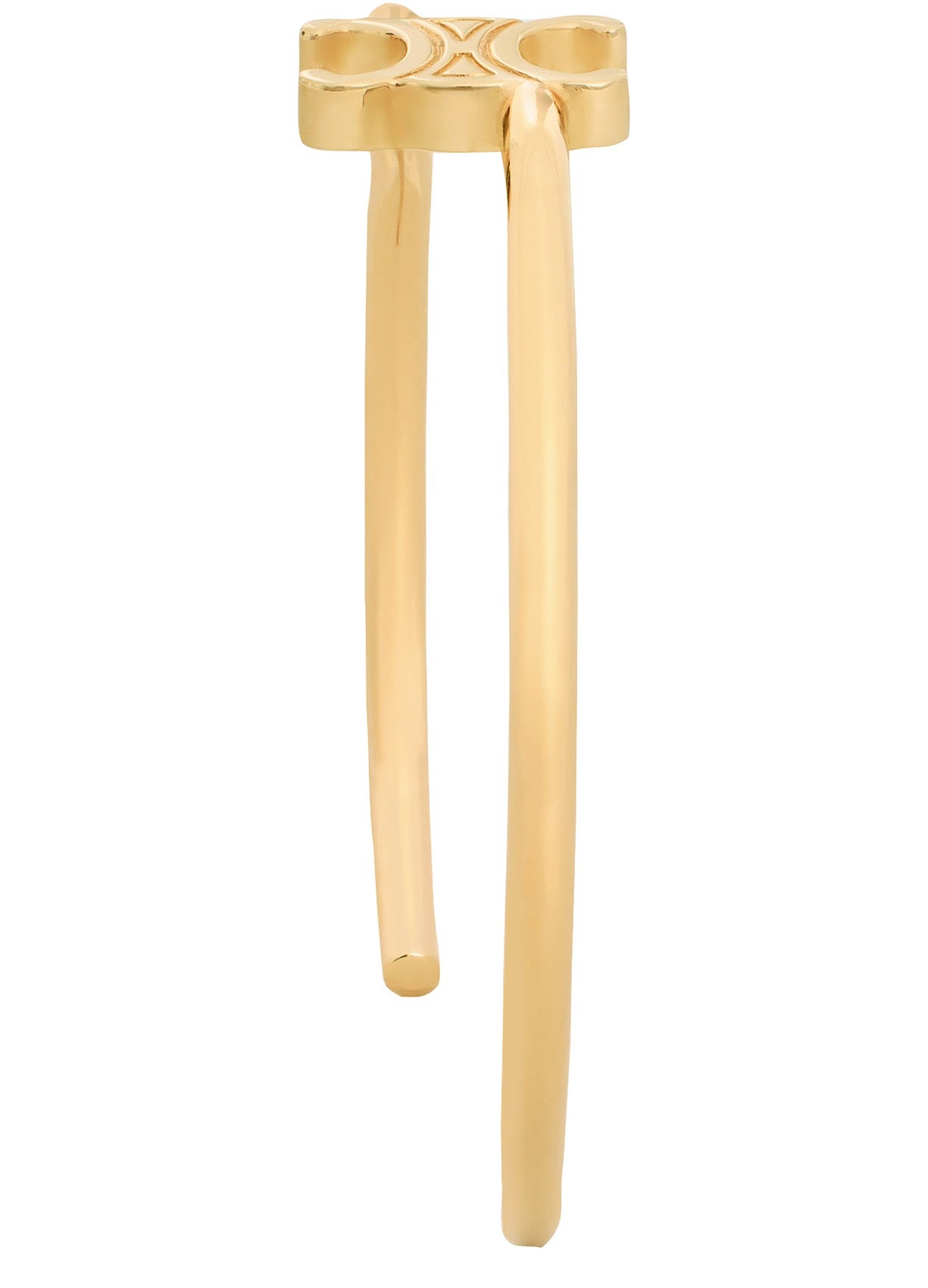 Celine Asymmetric 18K Gold Bracelet