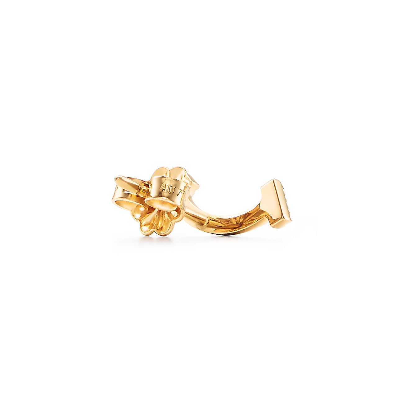 Tiffany Smile Diamonds 18K Gold Earrings