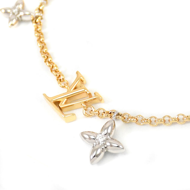 Louis Vuitton Gram Diamonds 18K Gold Bracelet