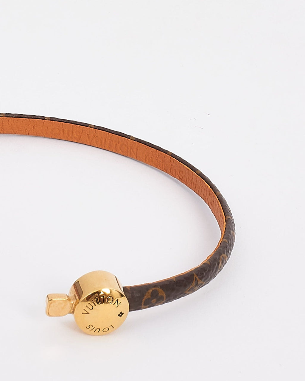 Louis Vuitton Historic Mini Monogram 18K Gold Bracelet