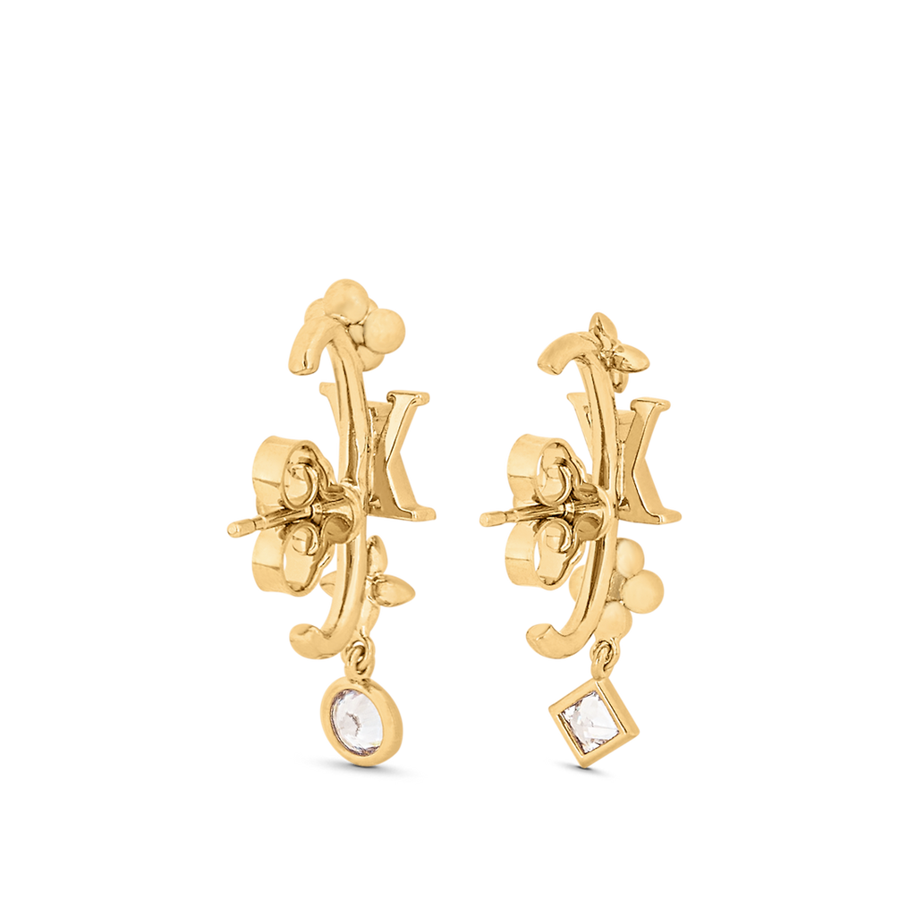 Louis Vuitton In the Sky 18K Gold Earrings