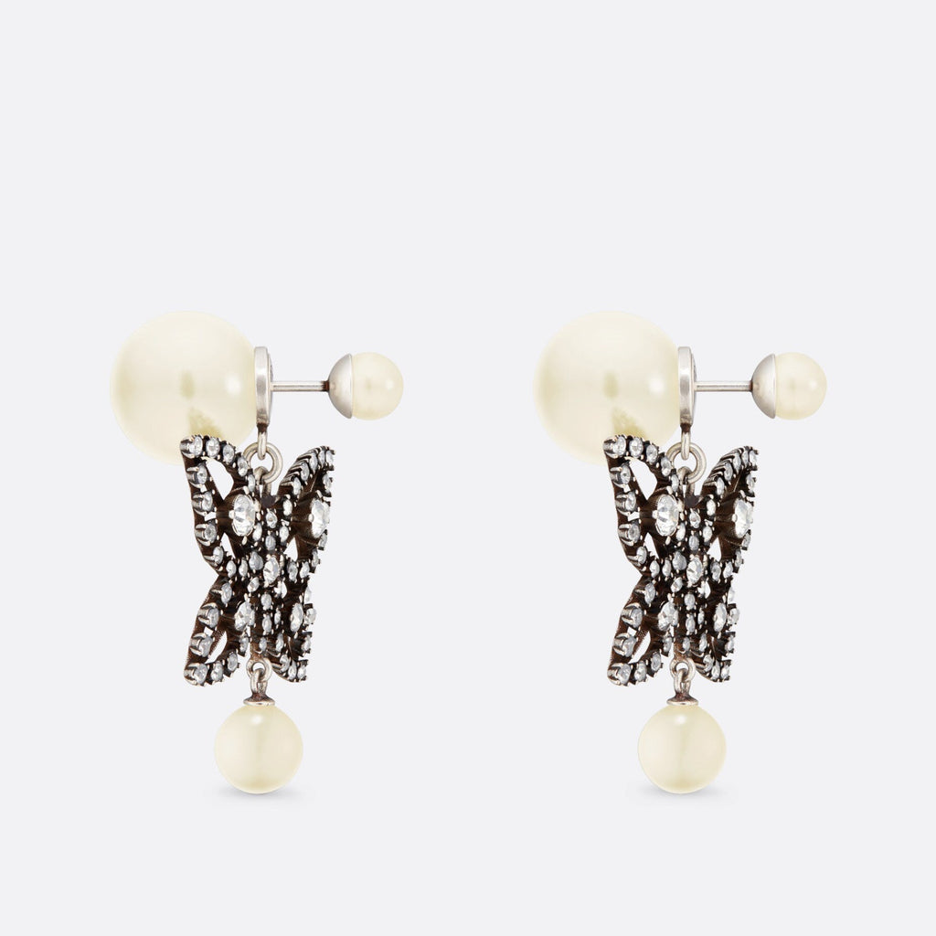 Dior Tribales Butterfly 18K Gold Earrings