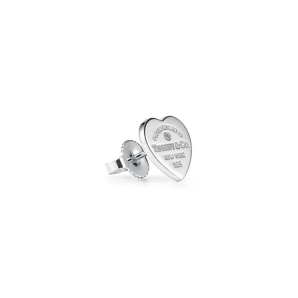 Tiffany Return to Blue Heart 18K Gold Earrings